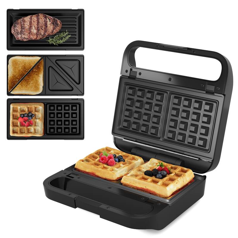 850W 3 in 1 Sandwich Maker - N/A