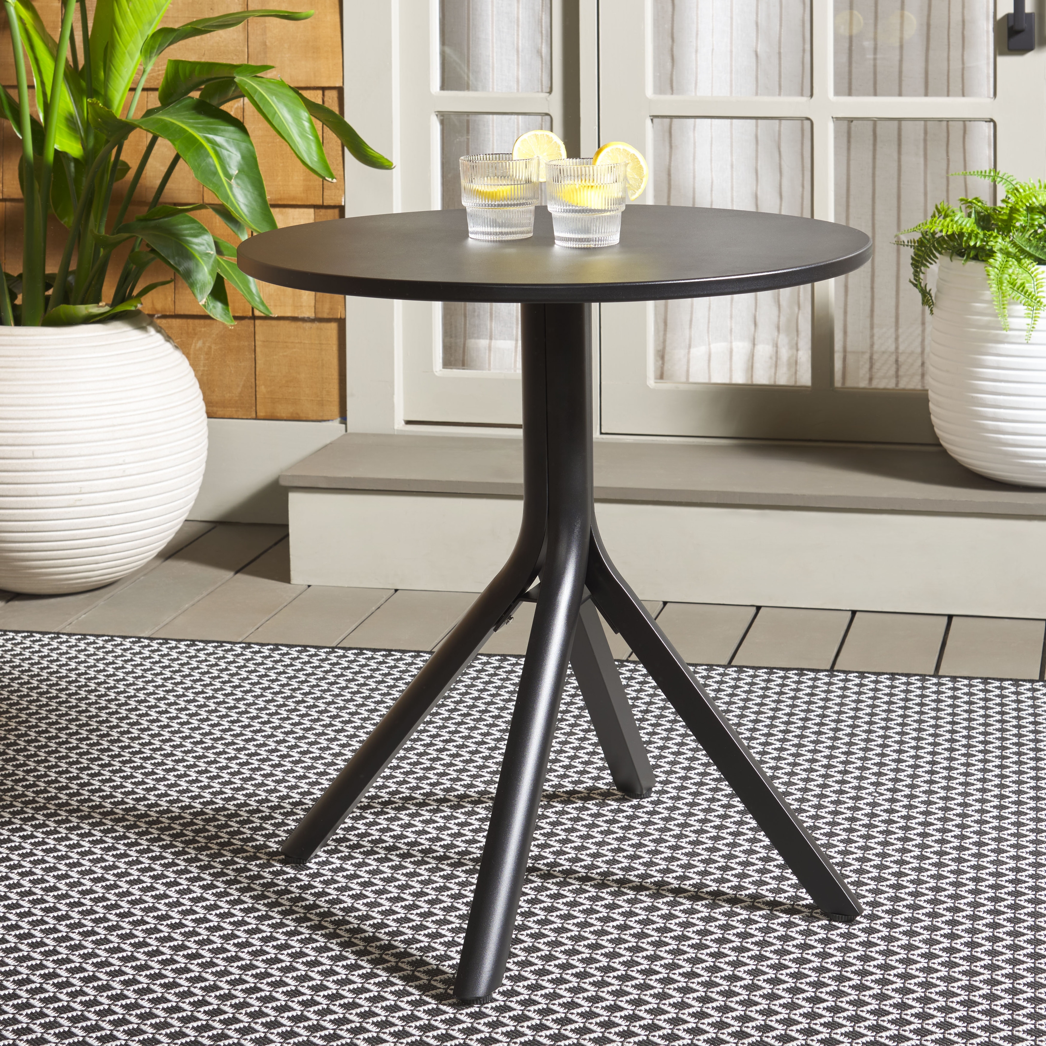 SAFAVIEH Outdoor Living Core Bistro Table. - 28"W x 28"D x 29"H