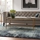 preview thumbnail 25 of 33, Hera 45'' Wide Rectangular Coffee Table with Mirror Shelf