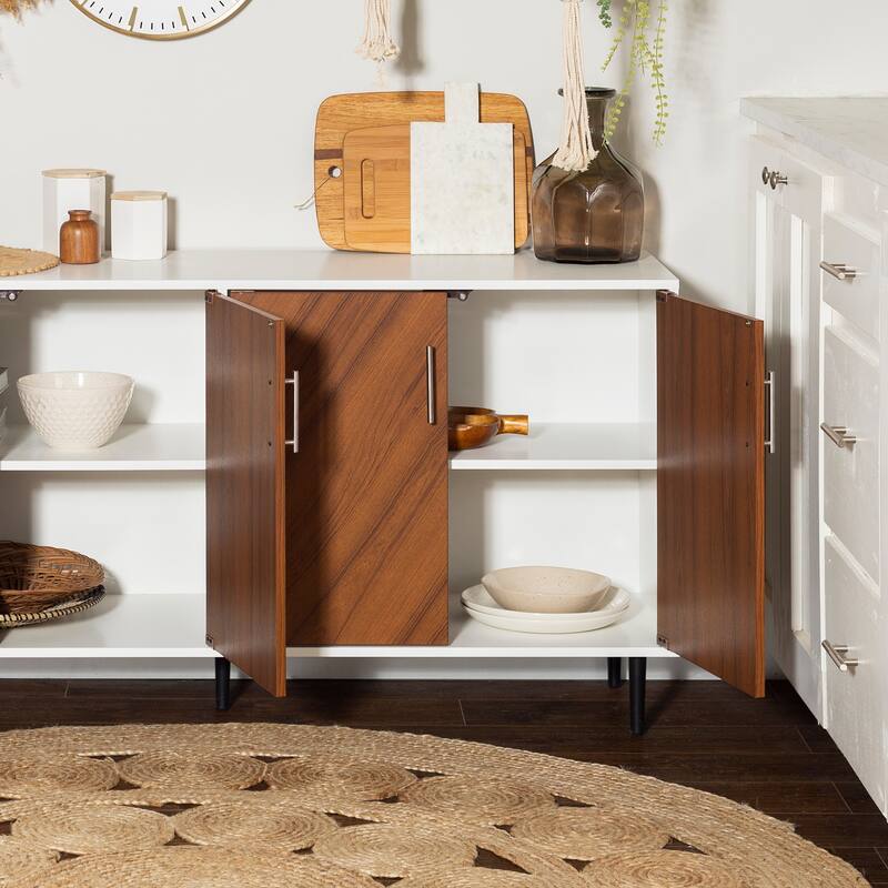 Middlebrook Cassandra 58-inch Mid-Century Modern 4-Door Buffet