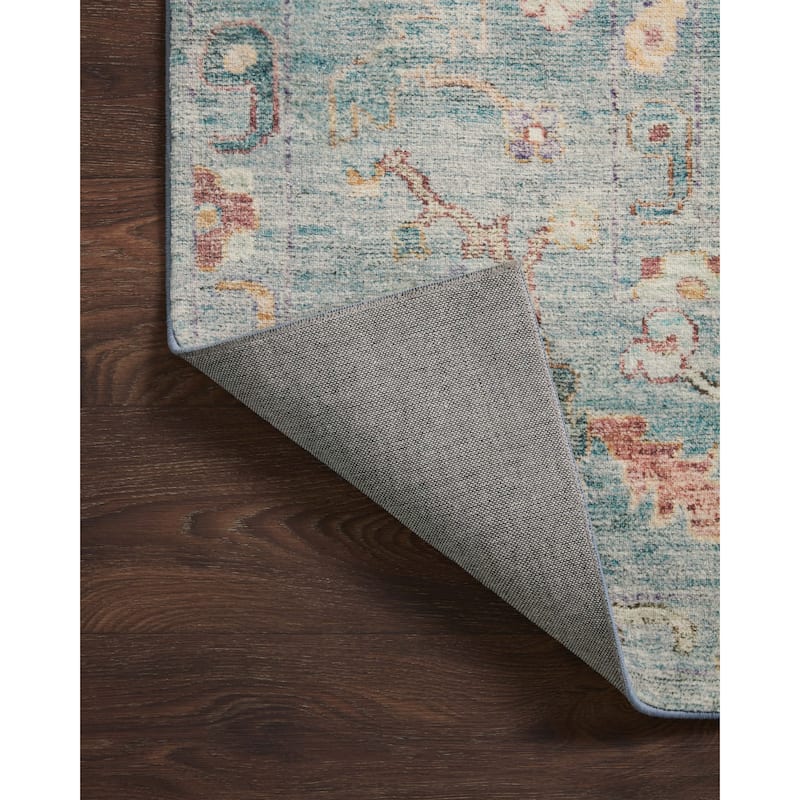 Alexander Home Sara Ultra Plush Shabby Chic Botanical Area Rug
