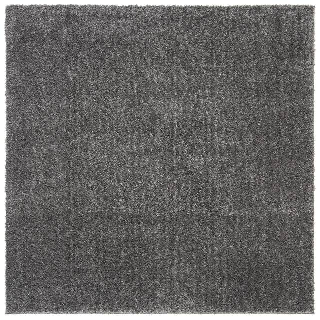 SAFAVIEH August Shag Solid 1.2-inch Thick Area Rug - 11' x 11' Square - Grey