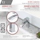 preview thumbnail 18 of 37, STYLISH Single Handle Single Hole Bathroom Faucet Lead Free - Faucet Height: 7" Spout Height: 4"