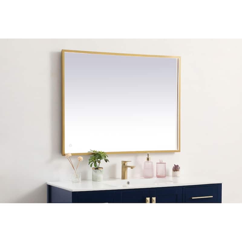 Indigo Home 30x40 inch LED mirror with adjustable color temperature