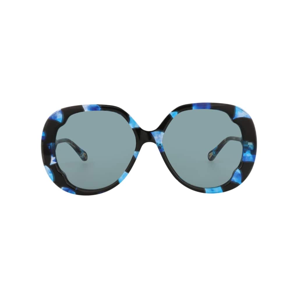 Chloé Round-Frame Recycled Acetate Sunglasses