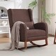 preview thumbnail 50 of 89, HOMYKA Teddy Nursery Rocking Chairs with Foot Rest