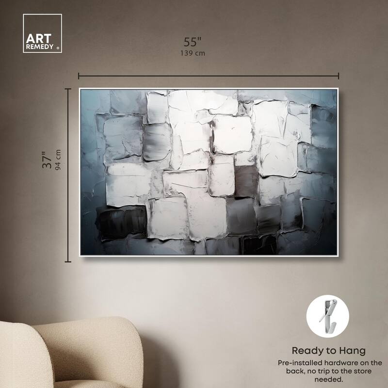 Urban Grid Canvas by Art Remedy