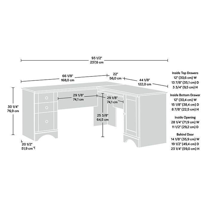 Harbor View Corner Computer Desk