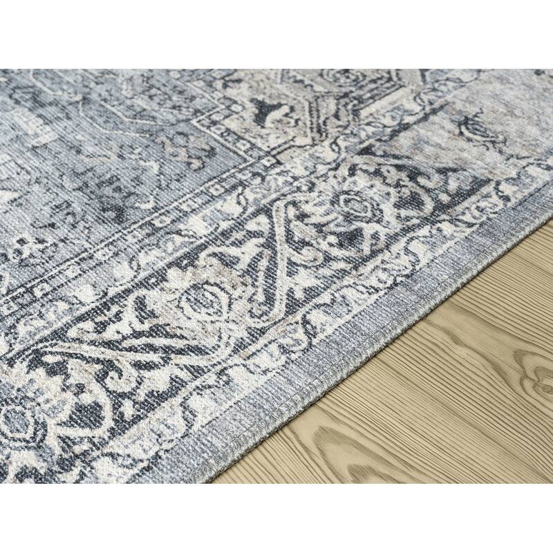 Legacy Monarch Traditional Bordered Washable Area Rug