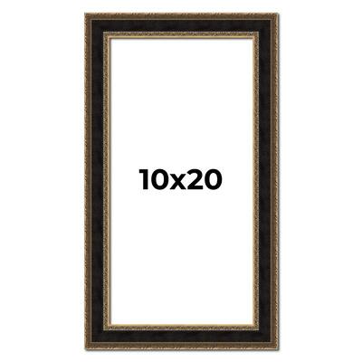 10x20 Frame Gold Antique Vintage Sold Wood Picture Frame | 1.75 Inch