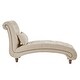 preview thumbnail 25 of 47, Knightsbridge Tufted Oversized Chaise Lounge by iNSPIRE Q Artisan