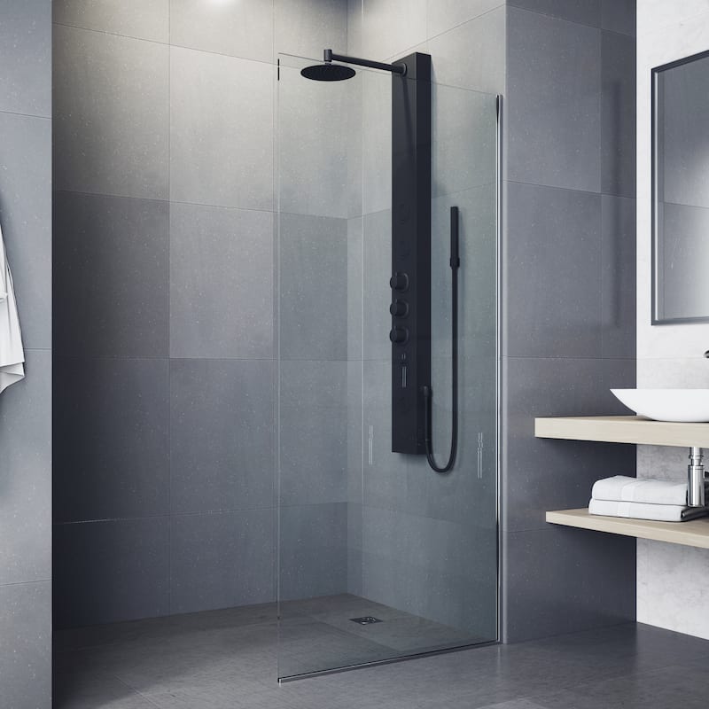 VIGO Ellington 59" H x 6" W 4-Jet Shower Panel with Round Shower Head