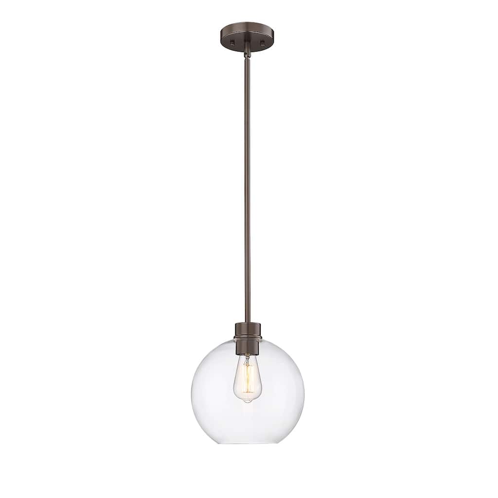 Millennium Lighting Basin 1 Light Outdoor Hanging Pendant with Clear Glass Shades