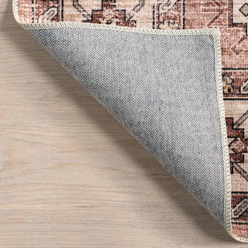 Barbary Distressed Machine Washable Area Rug