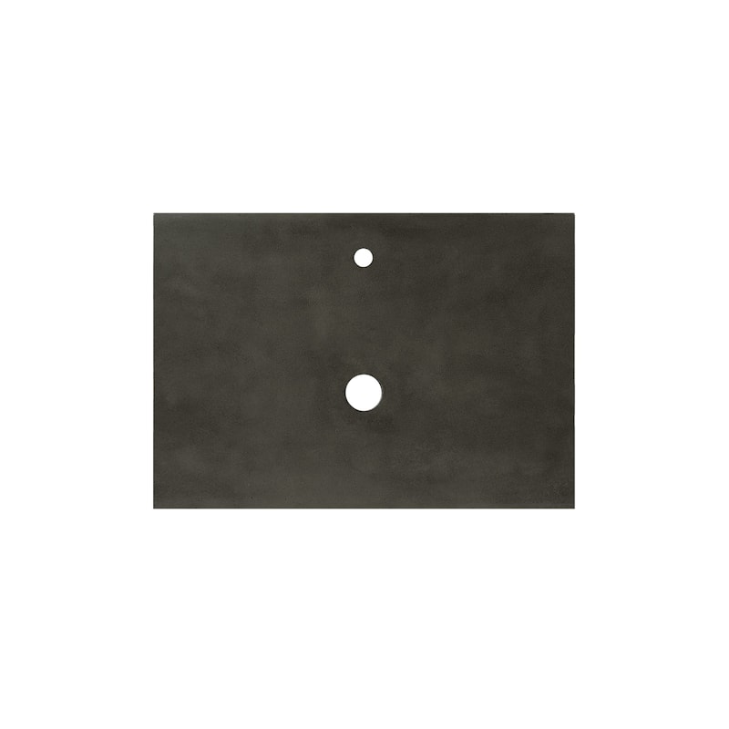 NativeStone Concrete Vanity Top - Vessel Sink Cutout with Single Faucet Hole (Top Only)