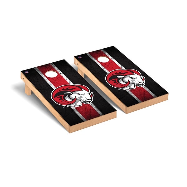 slide 2 of 5, Winston Salem State Rams Vintage Cornhole Board Set
