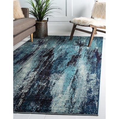 Contemporary Zhale Collection Area Rug