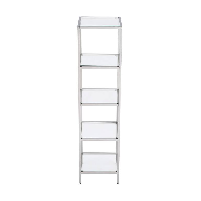 Pierre 16"X65"X14" Freestanding Linen Cabinet In Chrome