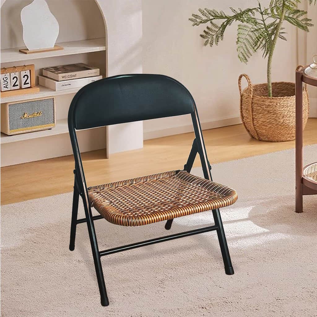 4PCS Rattan Collapsible Chair