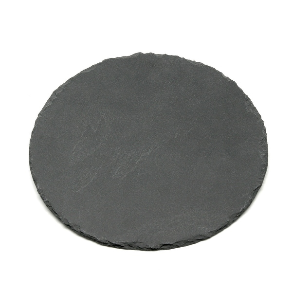 Creative Home Genuine 12 Inch Slate Lazy Susan, Rotating Dessert, Food Serving Board, Display Plate. Opens flyout.