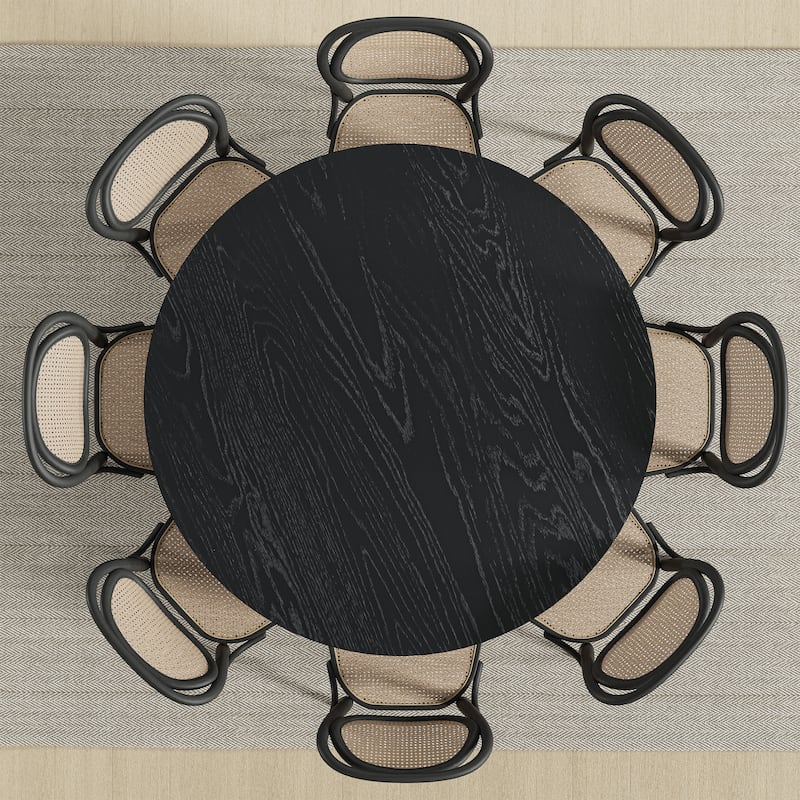 Solid Wood Round Dining Table 4-6 People