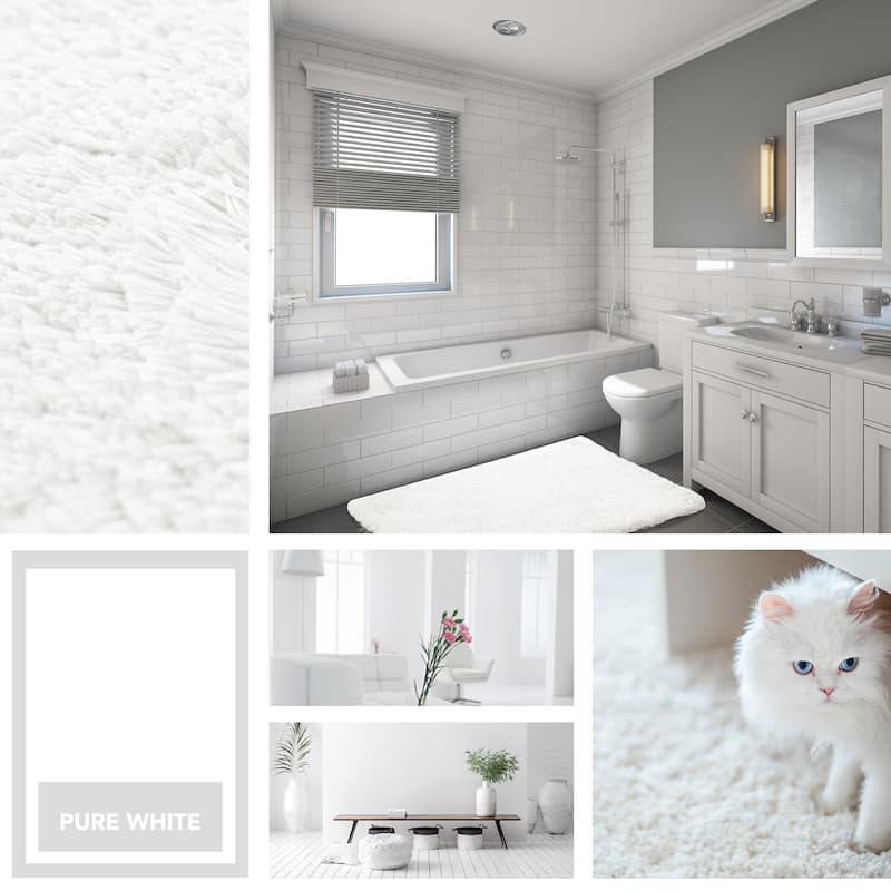 Deconovo Super Absorbent & Thick Bath Mat Rugs (1 PC)