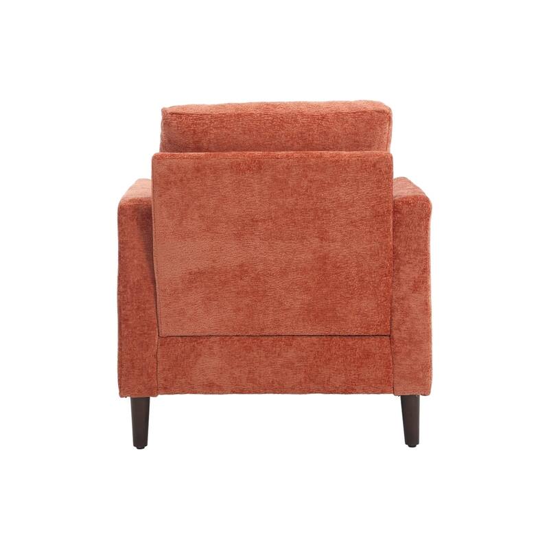 Modern Wood Frame Armchair for Living Room