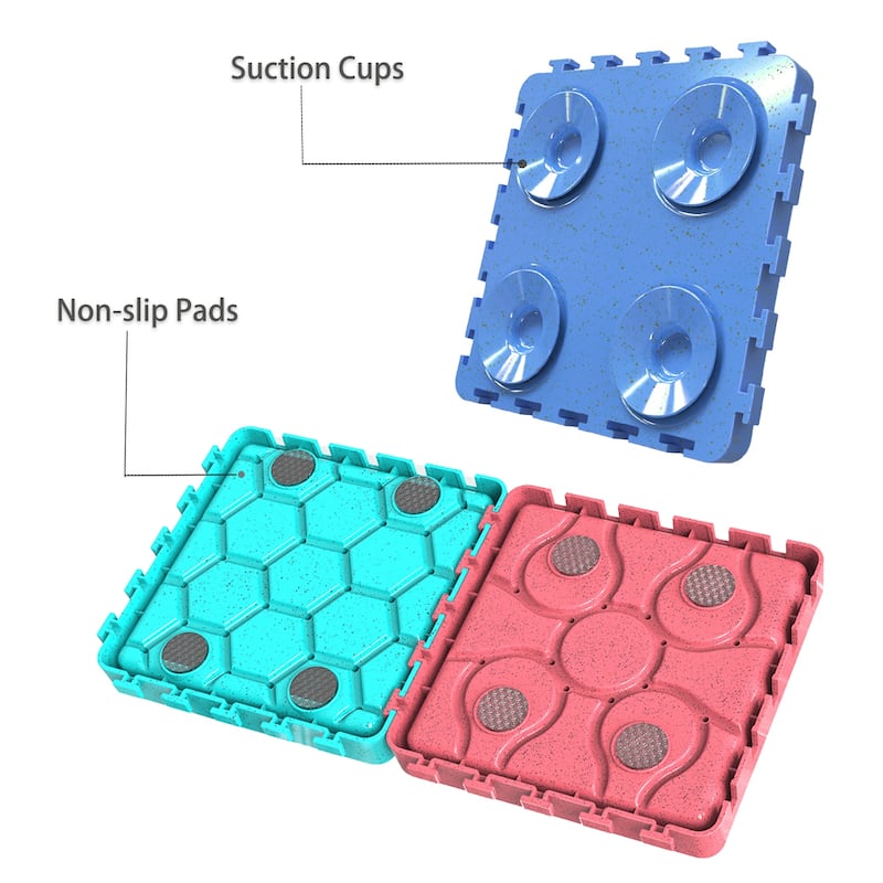 Pet Slow Treat Dispensing Mat Set ( 4-Plate)