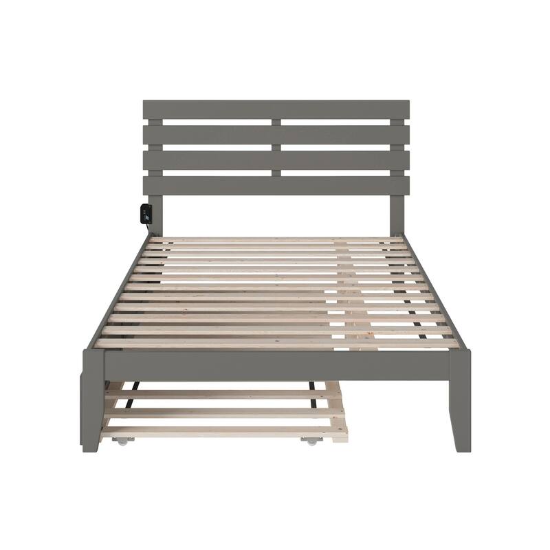 Oxford Bed with USB Turbo Charger and Twin Trundle