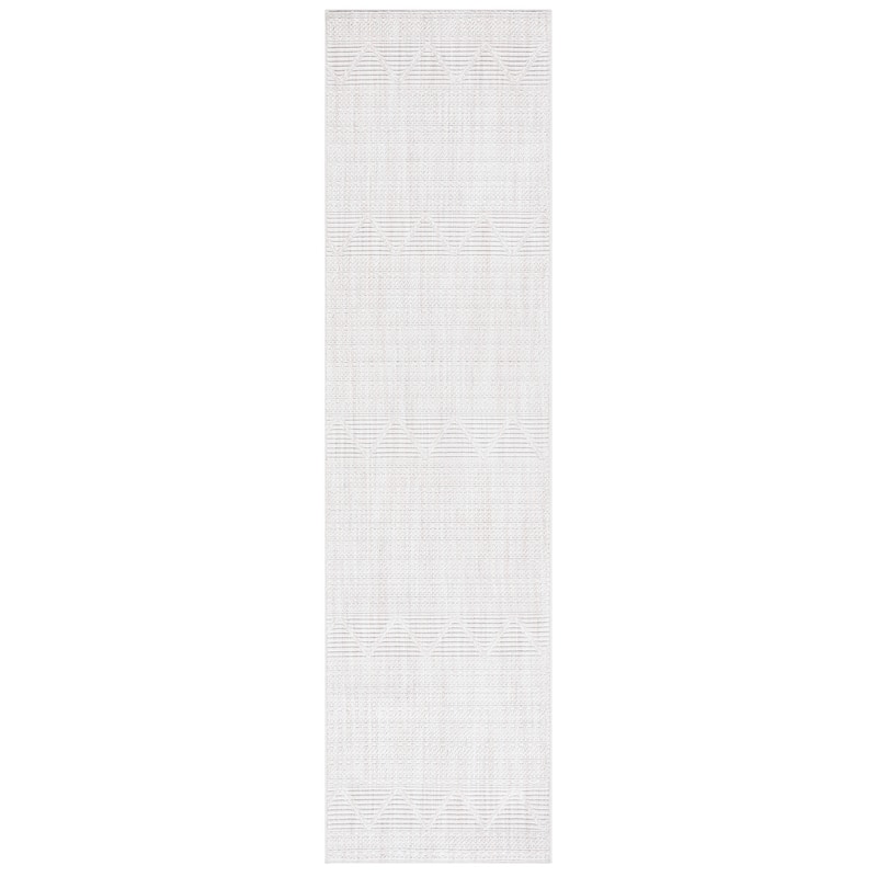 Martha Stewart Serenity Nonna Contemporary Rug - 2'2" x 8' Runner - Ivory