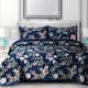 Velvet Printed Oversized Quilt Set