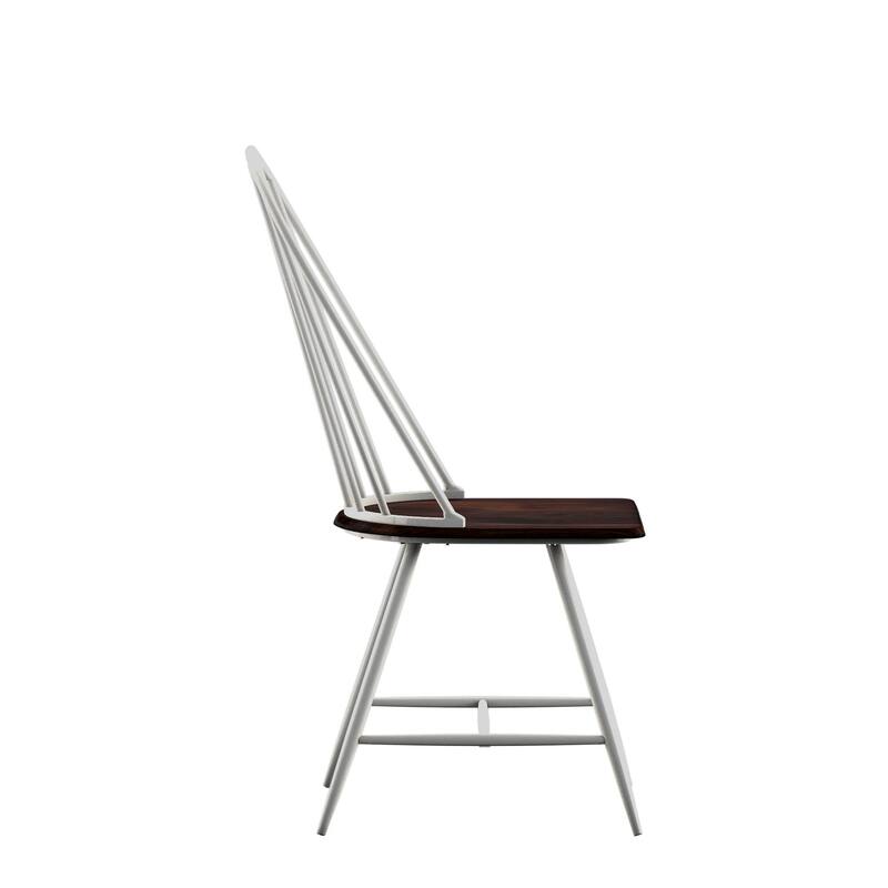 Belita Two-Tone Metal and Wood Spindle Back Dining Chairs (Set of 4) by iNSPIRE Q Modern