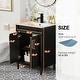 preview thumbnail 43 of 45, 24"/30"/36" Retro Bathroom Vanity W/ Drop in Sink Combo Cabinet Set