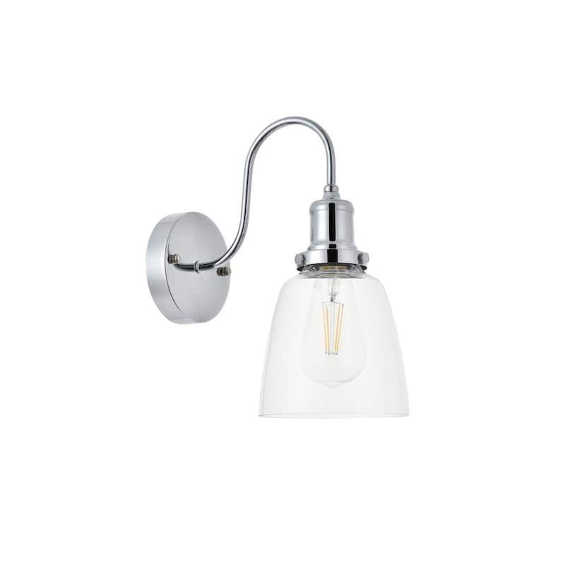 Ophelia 1 light chrome Wall Sconce