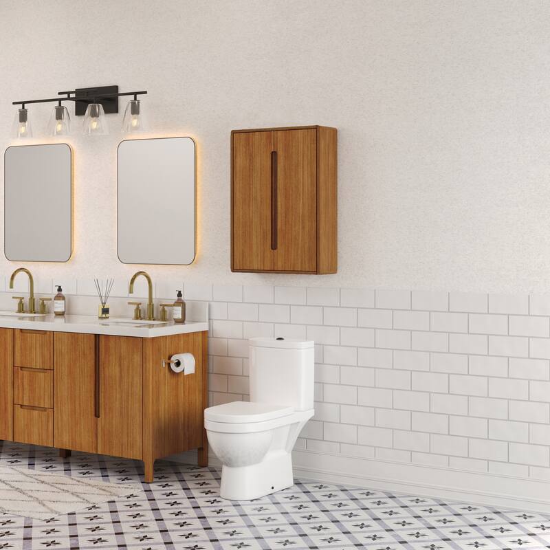 Sequoia 24 In. W x 33 In. H x 8 In. D Bath Storage Wall Cabinet in Mangowood