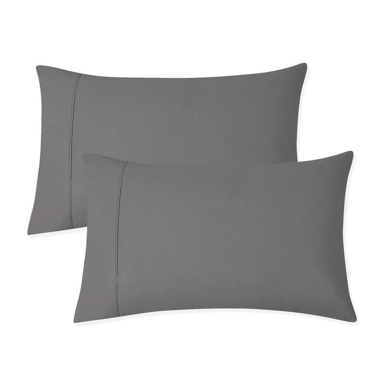 Purity Home 300TC Organic 100% Cotton Cool & Crisp Pillowcase Set