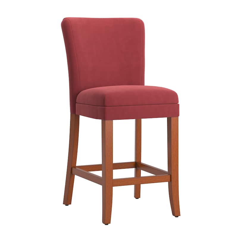 Parson Classic Upholstered High Back Counter Height Chairs (Set of 2) by iNSPIRE Q Bold