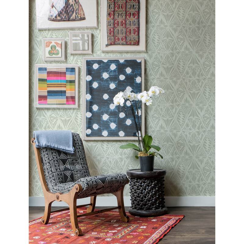 A-Street Prints Urbane Sage Diamonds Wallpaper