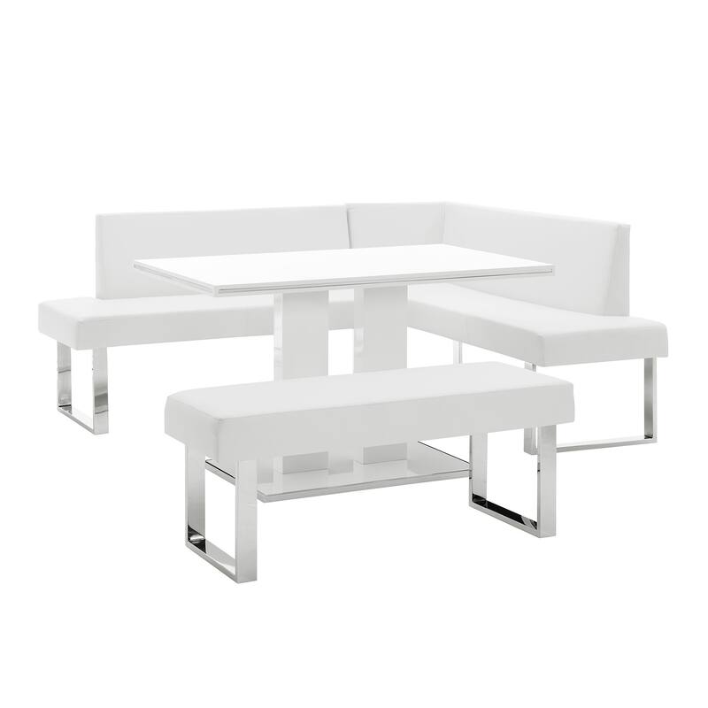 Amanda 3 Piece Rectangular Dining Set
