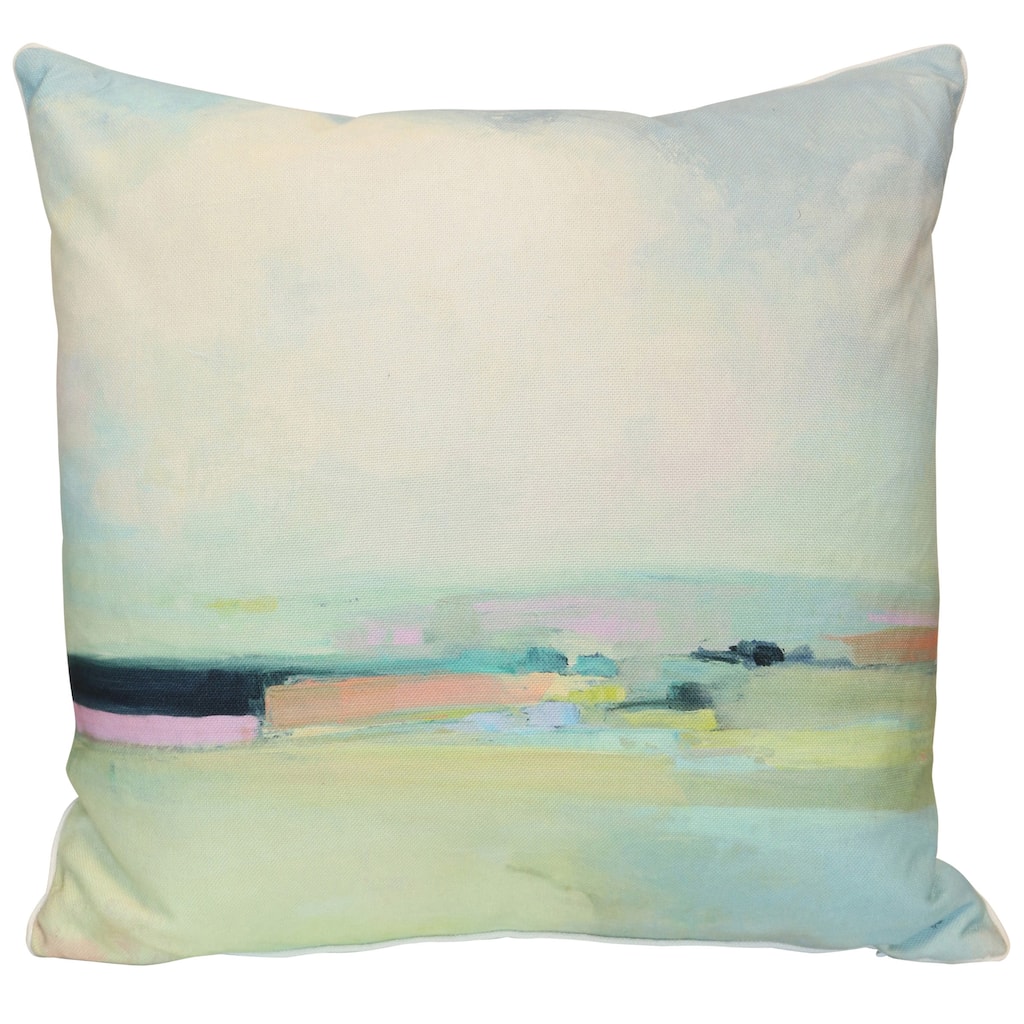StyleCraft Tamara Day for StyleCraft Morning Meadow Landscape Pillow - Multicolor