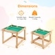 preview thumbnail 3 of 8, Gymax Wooden Sand & Water Tables Outdoor Sensory Tables w/ Protective