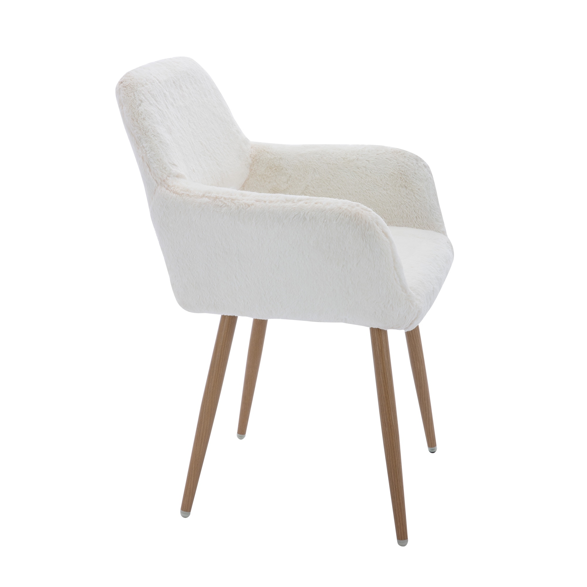 Single Dining Chair with Solid Painting Steel Leg Bed Bath