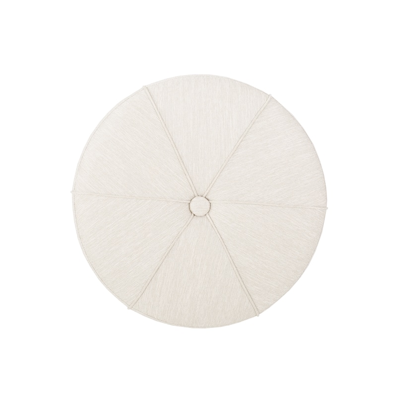 Birdsong Upholstered Round Ottoman by Christopher Knight Home