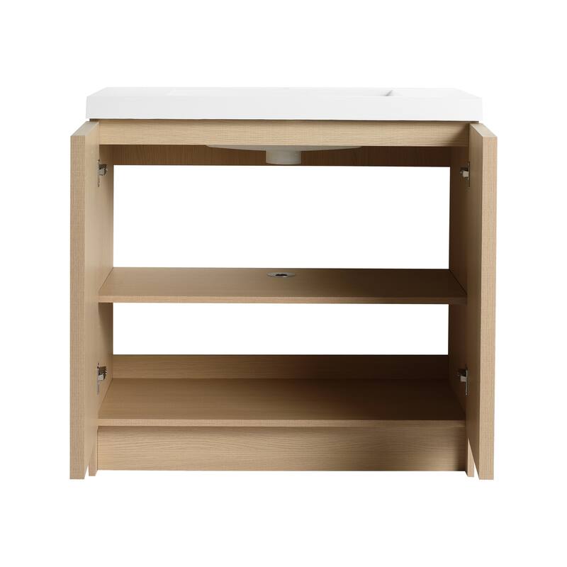 Malwee 36"/42"/48" FreeStanding Bathroom Vanity with Sink