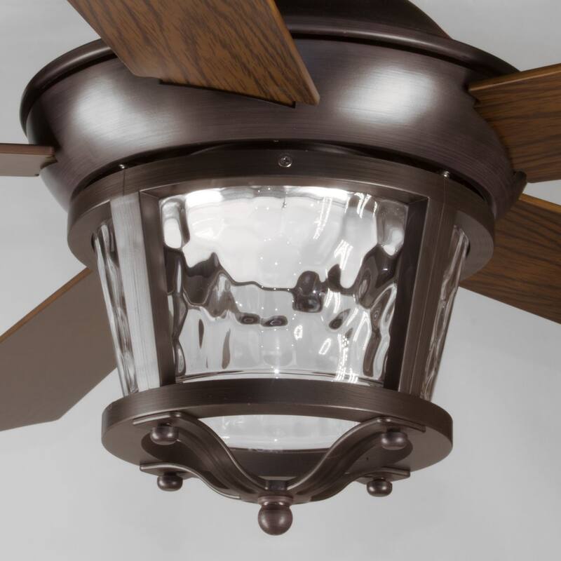 Smyrna Collection Indoor Outdoor 52" Five Blade Ceiling Fan - 10.750" x 23.870" x 14.120"