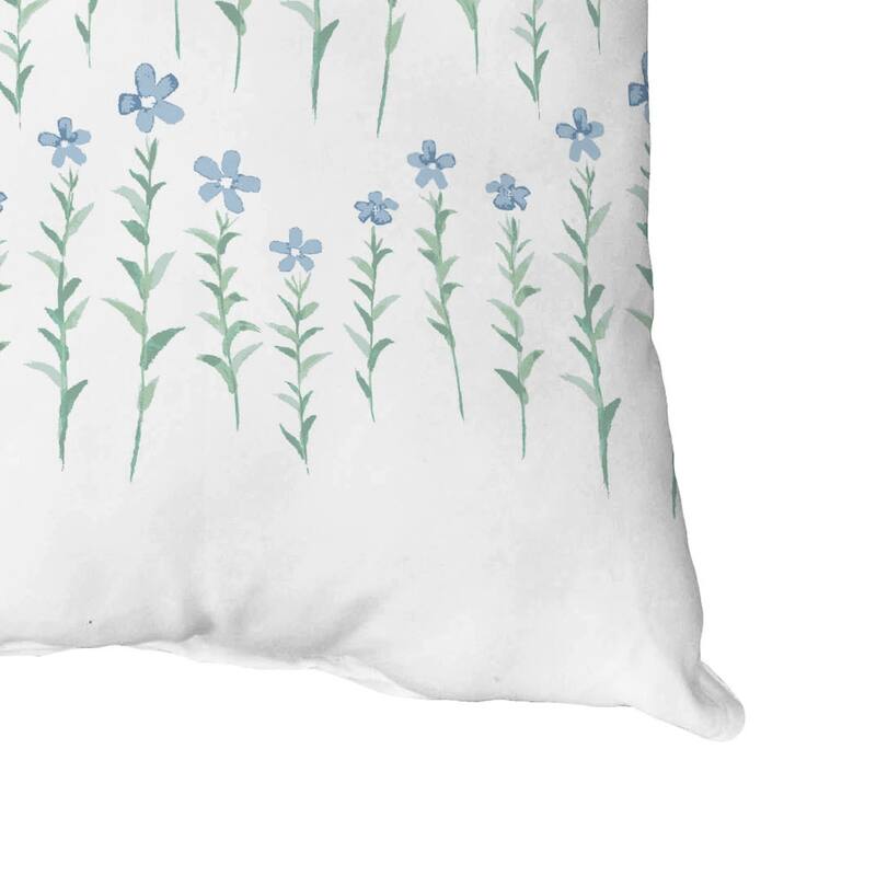 Periwinkle Stripe Throw Pillow