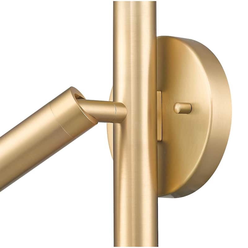 Z-Lite Forest 3 LightWall Sconce - Modern Gold