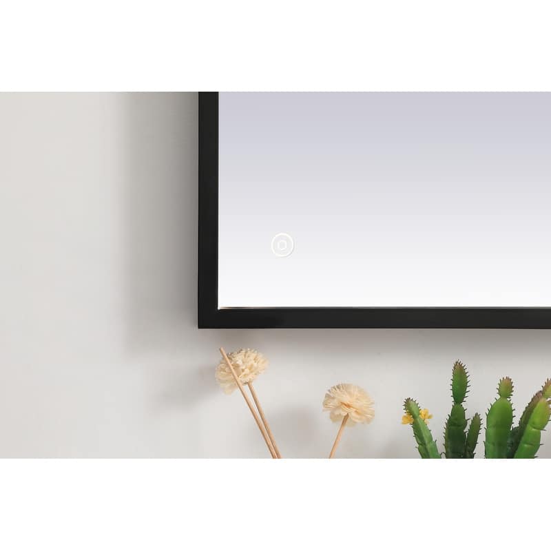 Indigo Home 24x30 inch LED mirror with adjustable color temperature