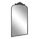 preview thumbnail 62 of 107, Kate and Laurel Arendahl Traditional Baroque Arch Wall Mirror 24x42 - Black