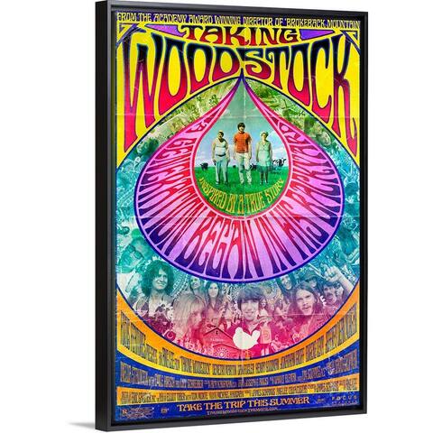 "Taking Woodstock (2009)" Black Float Frame Canvas Art